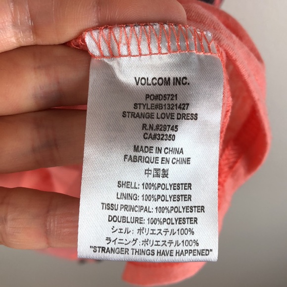 Volcom Tank Dress Sz M - Picture 5 of 9